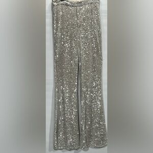 WINDSOCK WOMENS SILVER PANTS SIZE MEDIUM